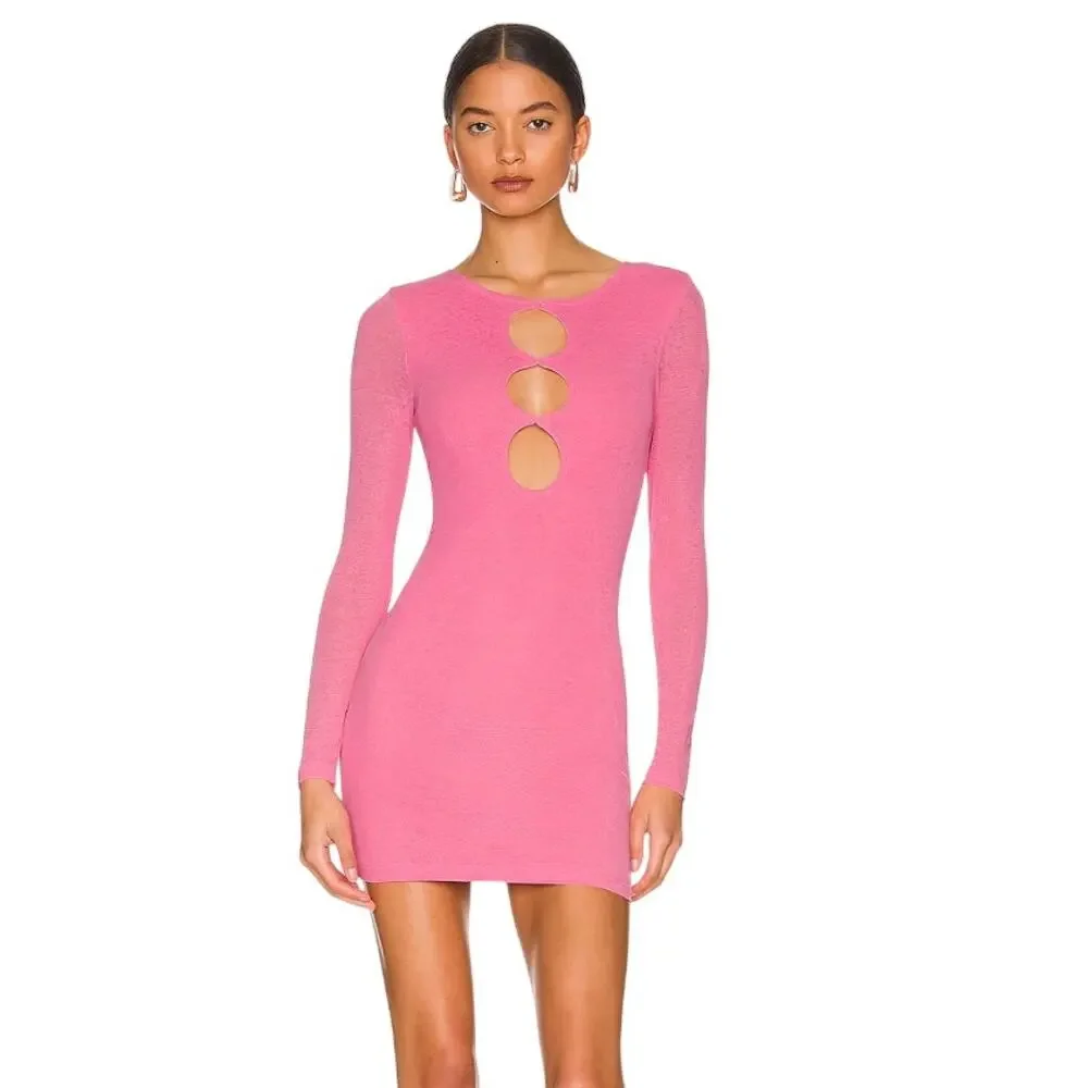 superdown Pamela Cut Out Dress in Bubblegum Pink – EUC, Size Small